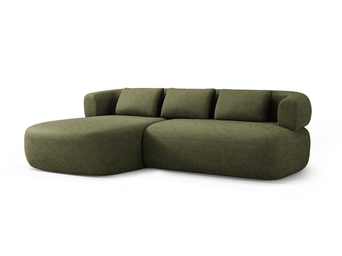 Jenny Ecksofa links 5 Sitzer in Green-Perfect Harmony präsentiert im Onlineshop von KAQTU Design AG. L-Sofa links ist von Micadoni