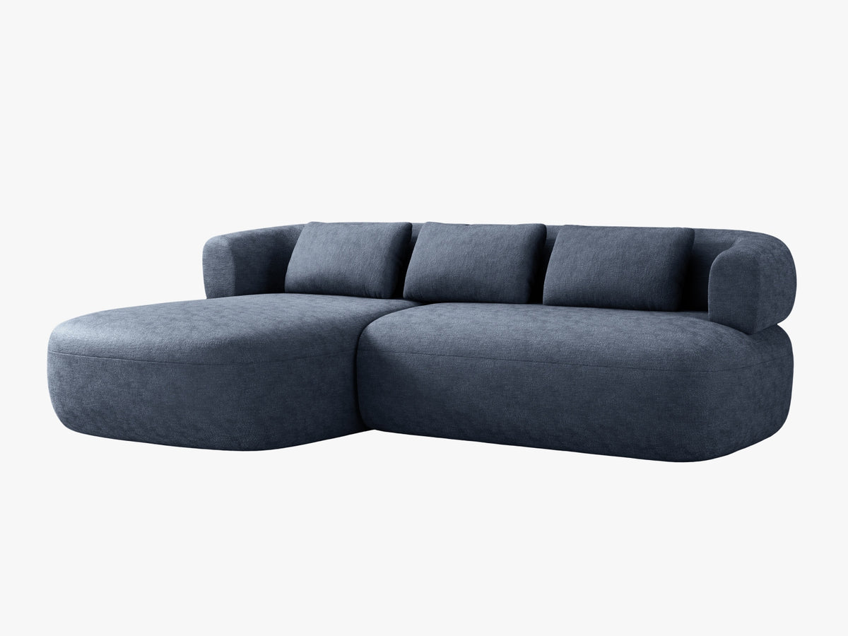 Jenny Ecksofa links 5 Sitzer in Dark Blue-Perfect Harmony präsentiert im Onlineshop von KAQTU Design AG. L-Sofa links ist von Micadoni