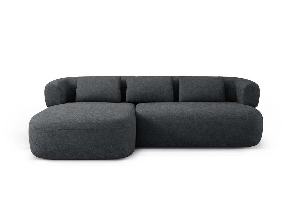 Jenny Ecksofa links 5 Sitzer in Dark Grey-Perfect Harmony präsentiert im Onlineshop von KAQTU Design AG. L-Sofa links ist von Micadoni