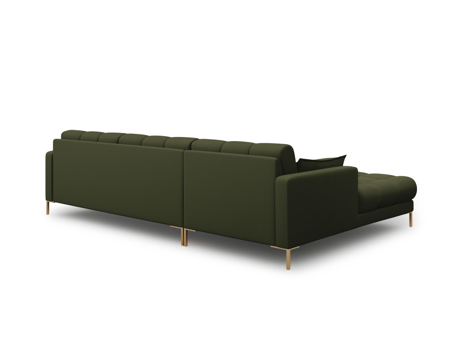 Mamaia Ecksofa links 5 Sitzer in Green/Gold präsentiert im Onlineshop von KAQTU Design AG. Ecksofa links ist von Micadoni