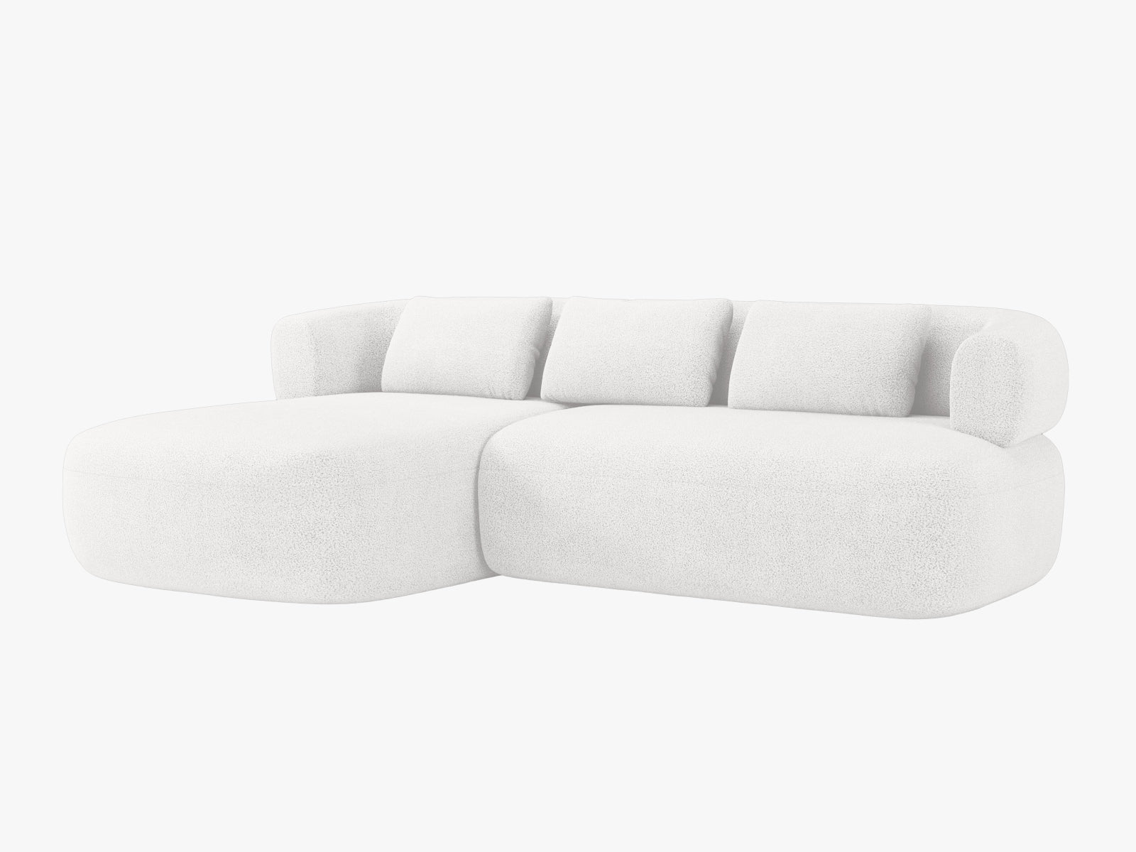 Jenny Ecksofa links 5 Sitzer in Ivory präsentiert im Onlineshop von KAQTU Design AG. Ecksofa links ist von Micadoni