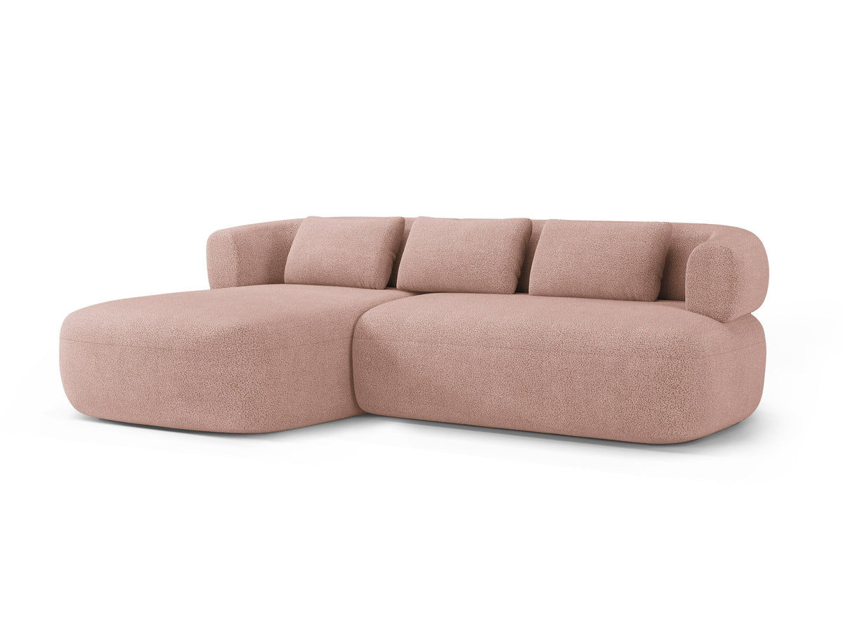 Jenny Ecksofa links 5 Sitzer in Powder Pink-Now or Never präsentiert im Onlineshop von KAQTU Design AG. L-Sofa links ist von Micadoni