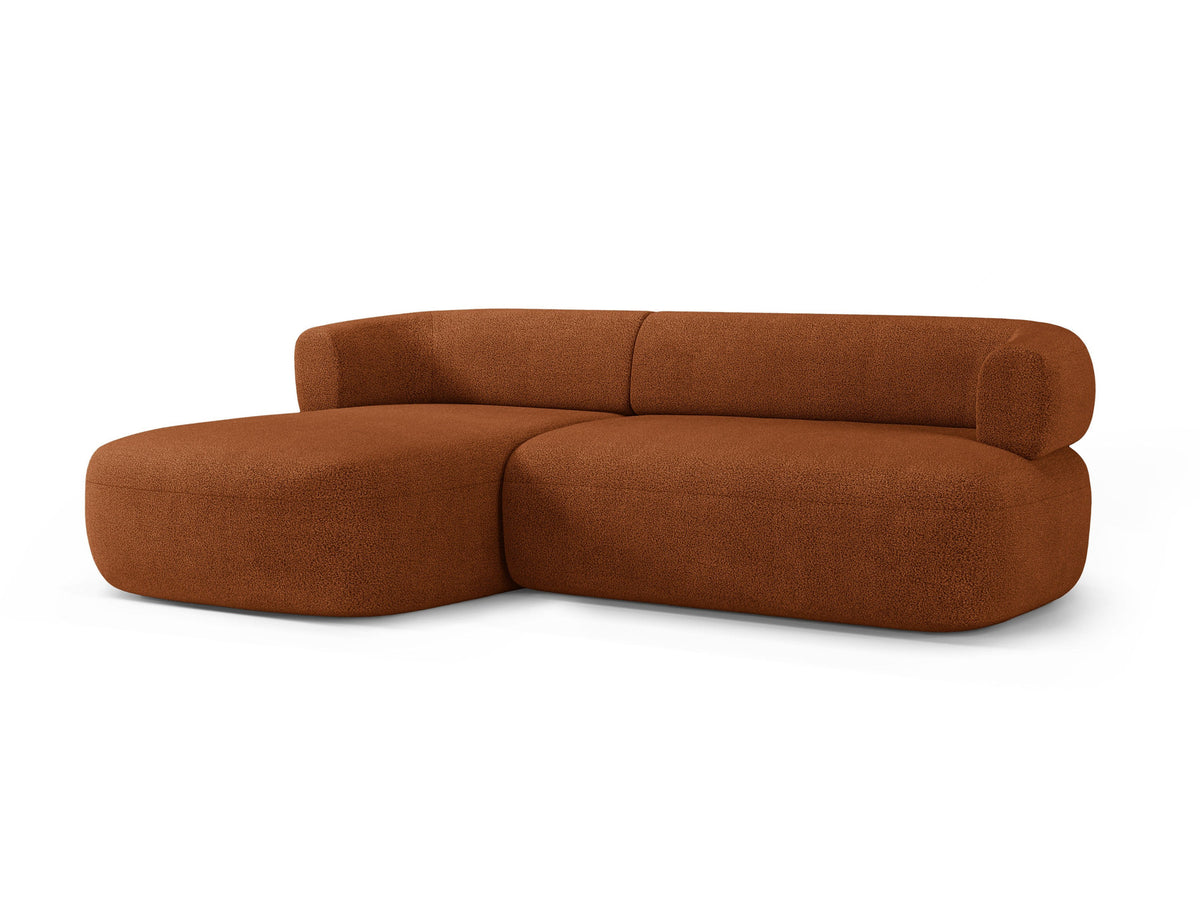 Jenny Ecksofa links 5 Sitzer in Brick-Now or Never präsentiert im Onlineshop von KAQTU Design AG. L-Sofa links ist von Micadoni