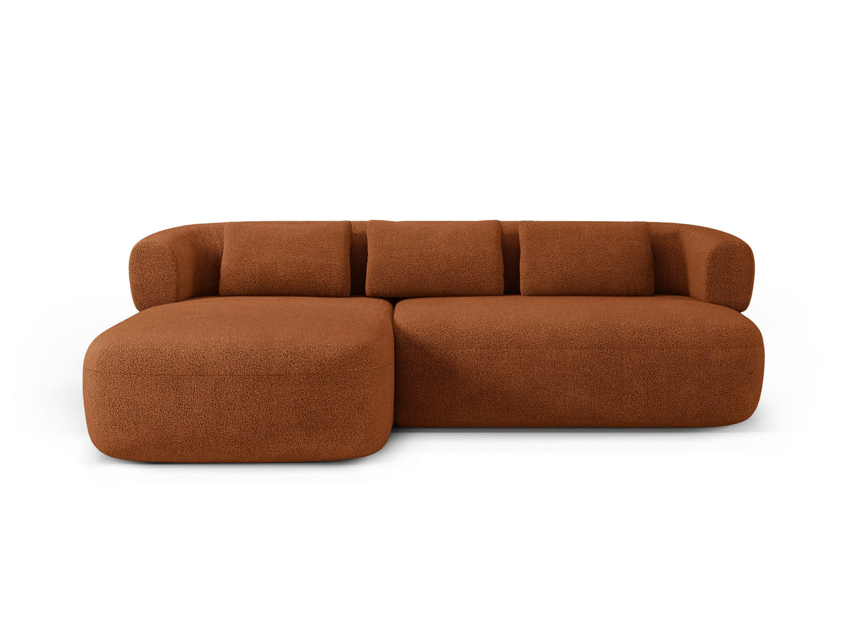 Jenny Ecksofa links 5 Sitzer in Brick-Now or Never präsentiert im Onlineshop von KAQTU Design AG. L-Sofa links ist von Micadoni