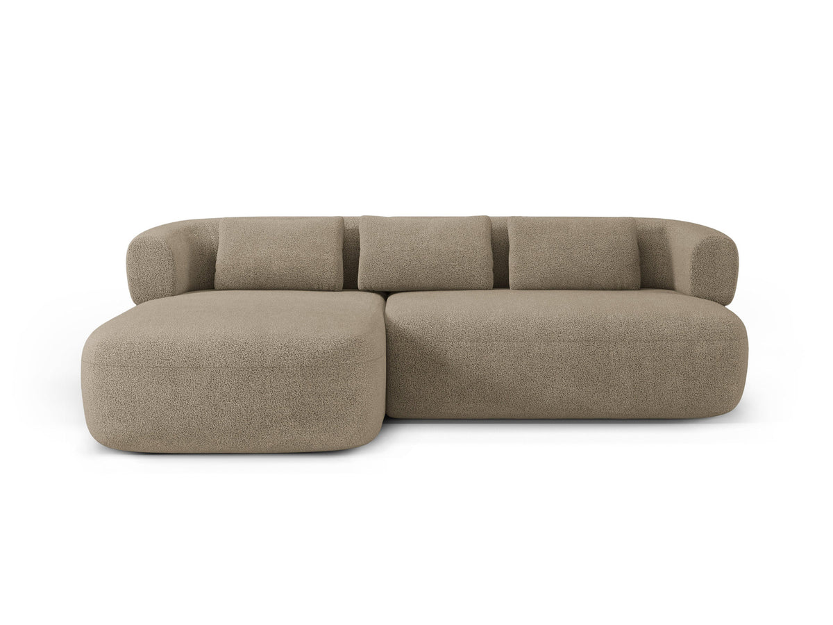 Jenny Ecksofa links 5 Sitzer in Light Brown-Now or Never präsentiert im Onlineshop von KAQTU Design AG. L-Sofa links ist von Micadoni