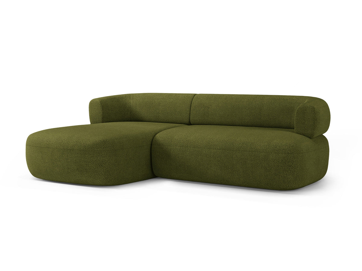 Jenny Ecksofa links 5 Sitzer in Green-Now or Never präsentiert im Onlineshop von KAQTU Design AG. L-Sofa links ist von Micadoni