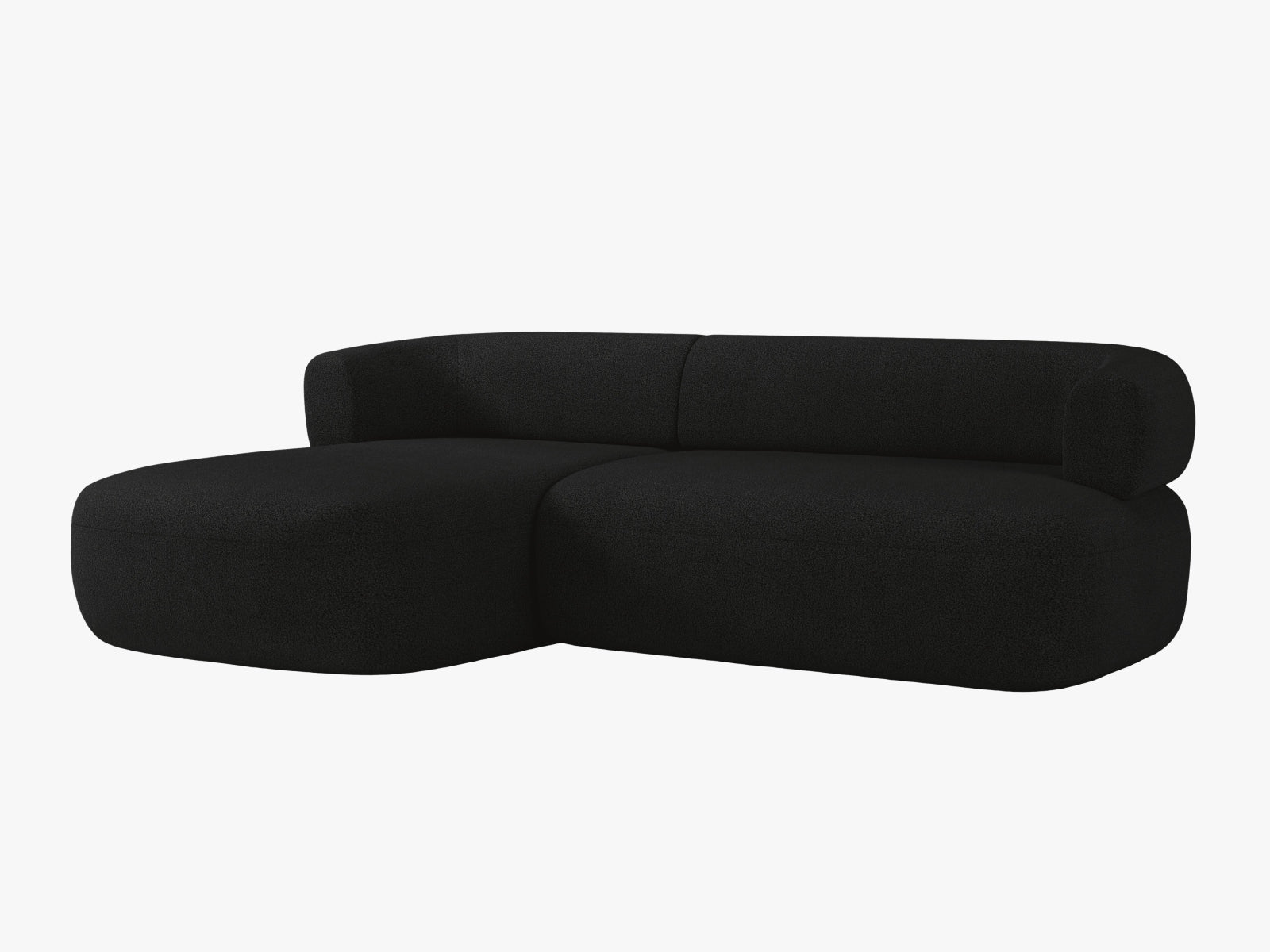 Jenny Ecksofa links 5 Sitzer in Black präsentiert im Onlineshop von KAQTU Design AG. Ecksofa links ist von Micadoni