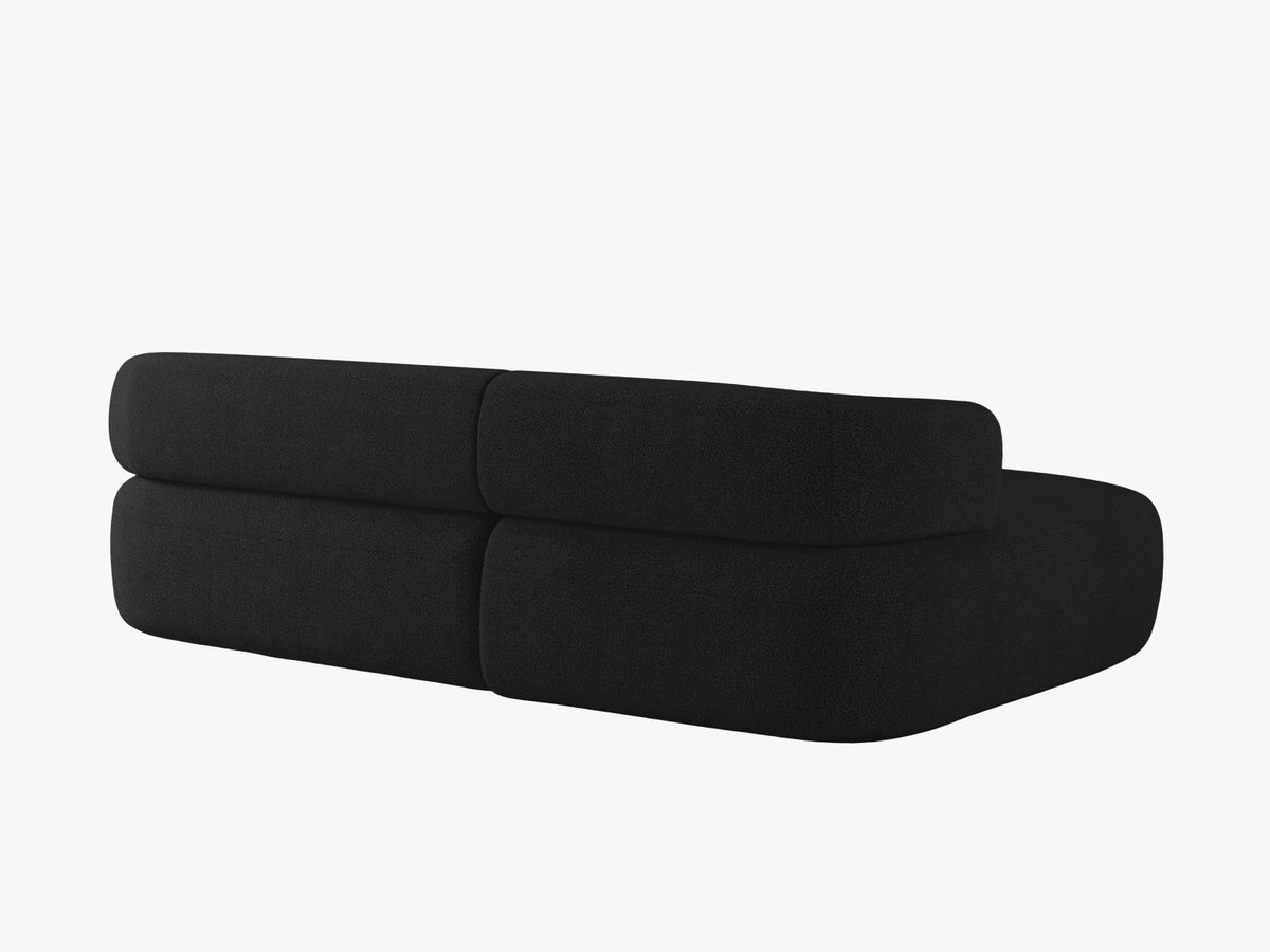 Jenny Ecksofa links 5 Sitzer in Black-Now or Never präsentiert im Onlineshop von KAQTU Design AG. L-Sofa links ist von Micadoni