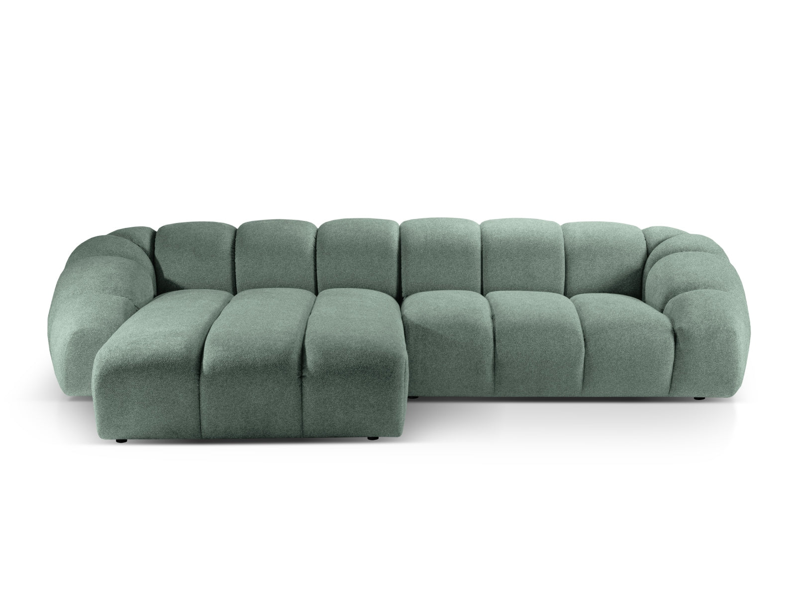 Diana Ecksofa links 4 Sitzer in Mint präsentiert im Onlineshop von KAQTU Design AG. Ecksofa links ist von Micadoni