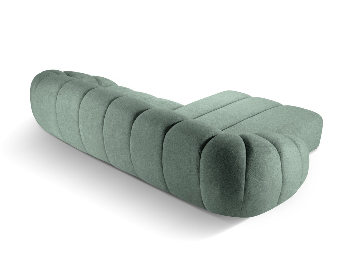 Diana Ecksofa links 4 Sitzer in Mint-Bubble präsentiert im Onlineshop von KAQTU Design AG. L-Sofa links ist von Micadoni