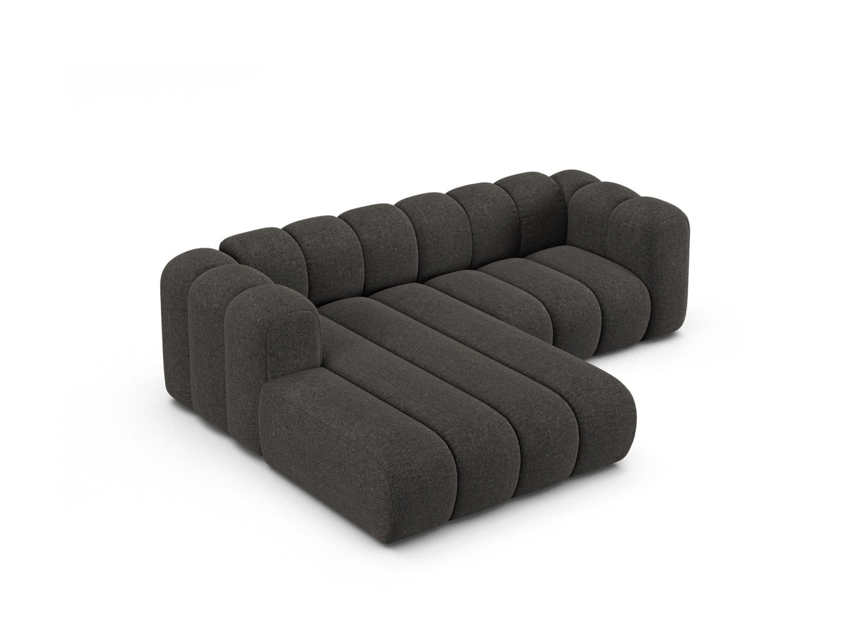 Lupine Modulares Ecksofa links 3 Sitzer in Dark Grey-Eden präsentiert im Onlineshop von KAQTU Design AG. L-Sofa links ist von Micadoni