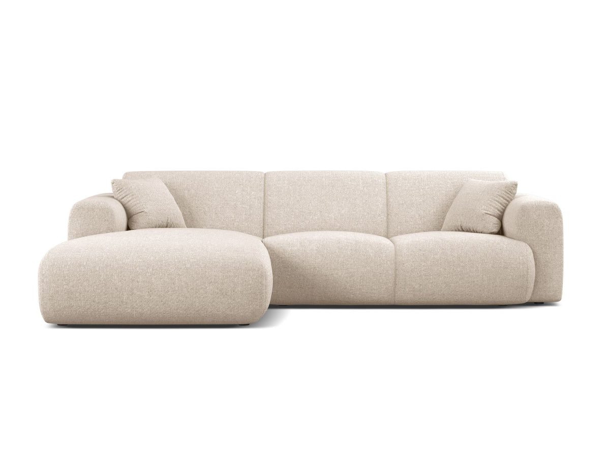 4-Sitzer Ecksofa links Molino in Light Beige-Eden präsentiert im Onlineshop von KAQTU Design AG. Ecksofa links ist von Micadoni