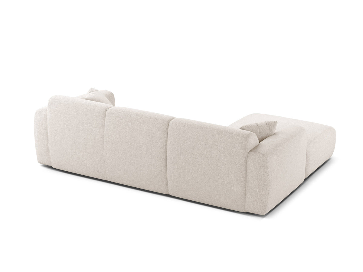 4-Sitzer Ecksofa links Molino in Light Beige-Eden präsentiert im Onlineshop von KAQTU Design AG. L-Sofa links ist von Micadoni