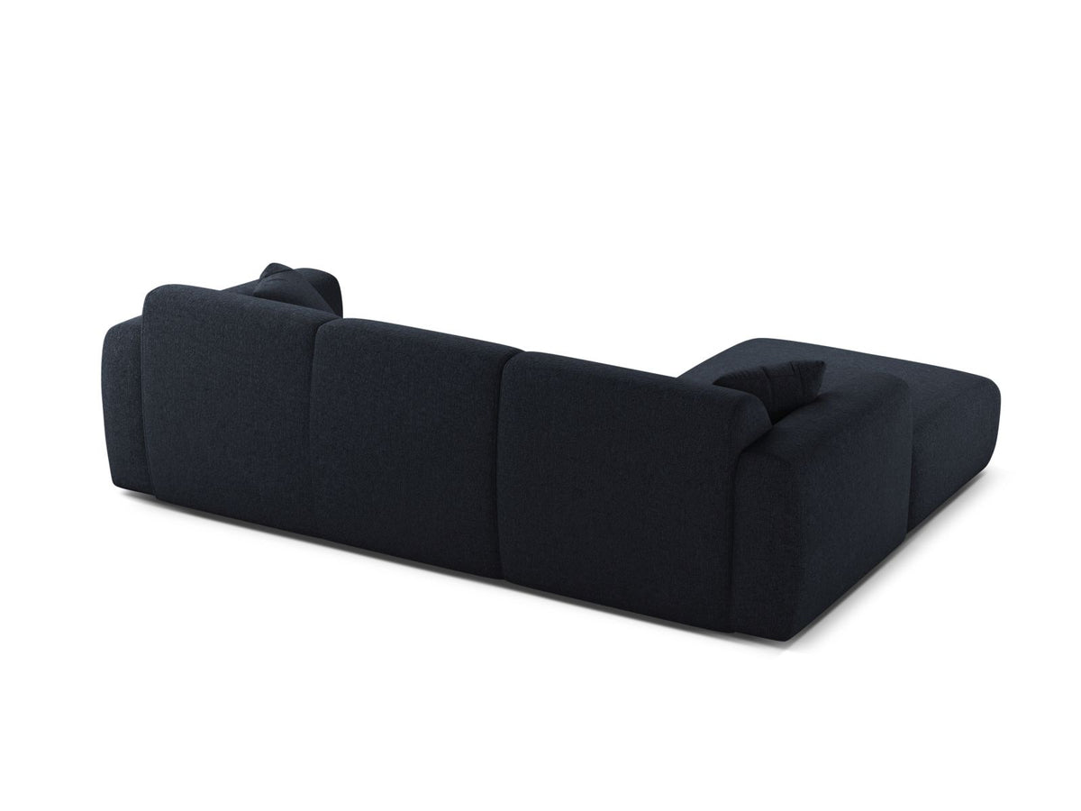4-Sitzer Ecksofa links Molino in Navy Blue-Eden präsentiert im Onlineshop von KAQTU Design AG. Ecksofa links ist von Micadoni