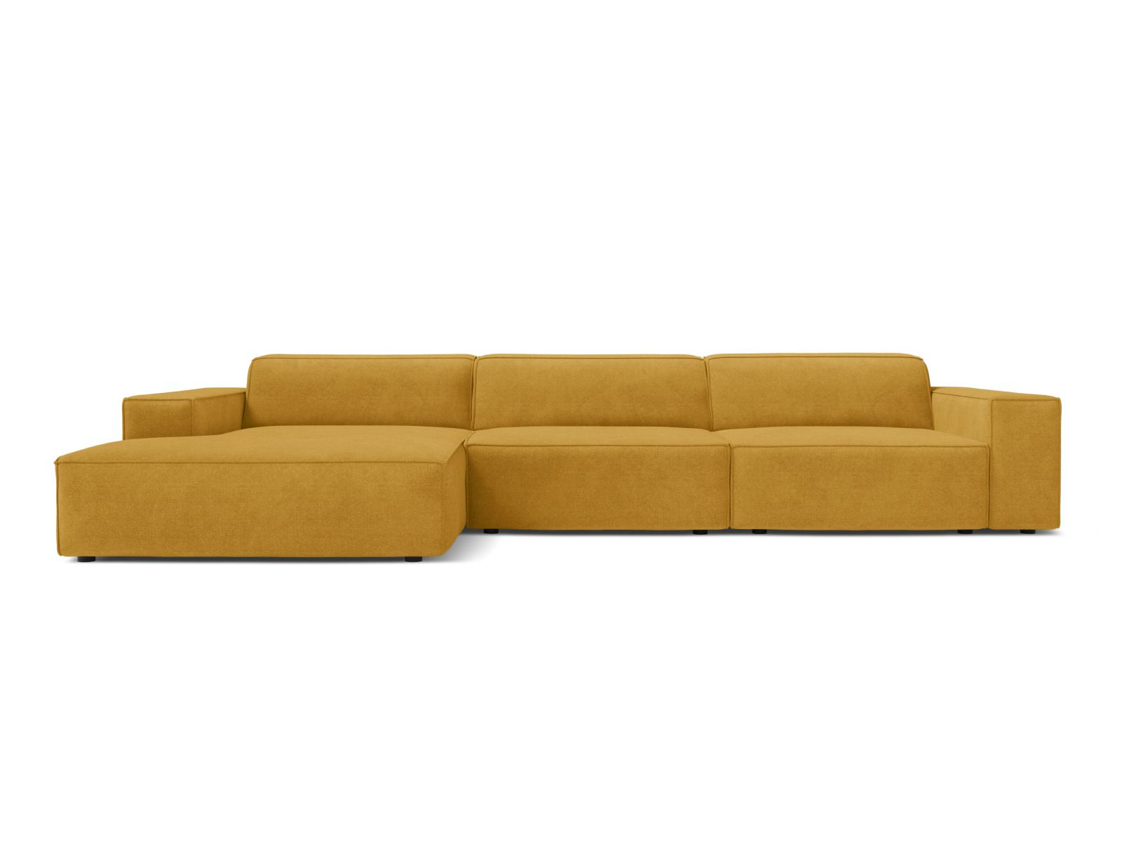 4-Sitzer Ecksofa links modular Jodie in Yellow-Liberty präsentiert im Onlineshop von KAQTU Design AG. Ecksofa links ist von Micadoni