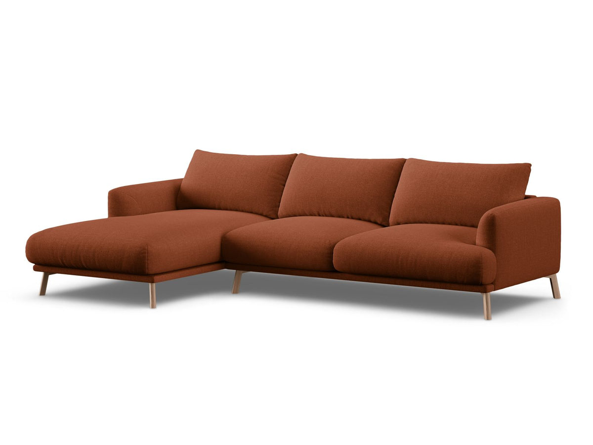 4-Sitzer Ecksofa links Naomi in Brick-Liberty präsentiert im Onlineshop von KAQTU Design AG. Ecksofa links ist von Micadoni