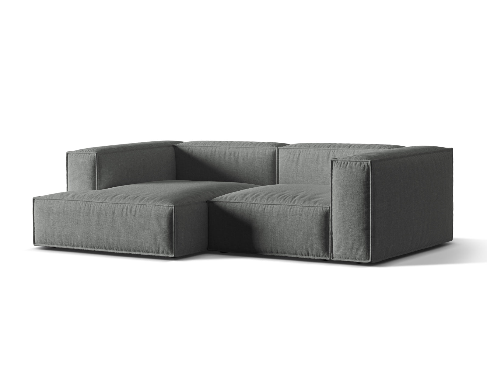 Nuria Modulares Ecksofa links 3 Sitzer in Grey präsentiert im Onlineshop von KAQTU Design AG. Ecksofa links ist von Micadoni