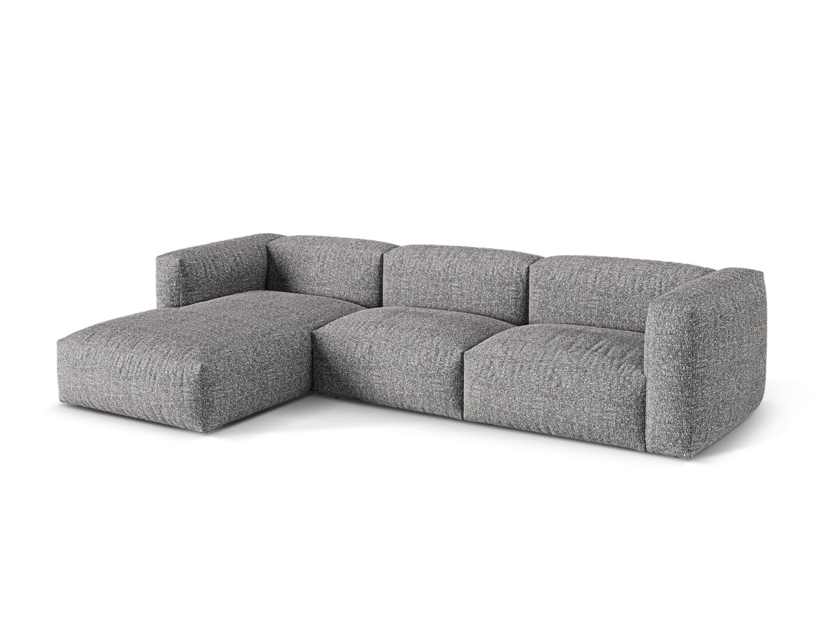 3-Sitzer Modular Ecksofa links Martina in Graphite-Monet präsentiert im Onlineshop von KAQTU Design AG. Ecksofa links ist von Micadoni