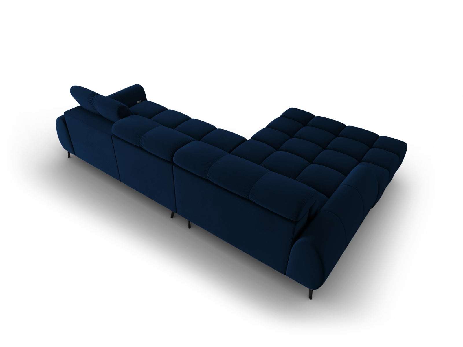 Entdecken Sie das Alyse Velour Electric Ecksofa links von Micadoni – ein stilvolles 5-Sitzer Sofa, das Komfort und modernes Design perfekt kombiniert.