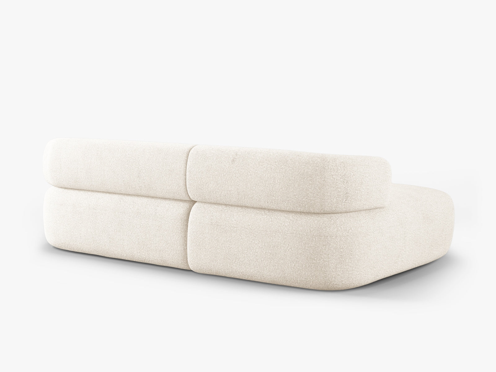 Jenny Boucle Ecksofa links 5 Sitzer in Beige präsentiert im Onlineshop von KAQTU Design AG. Ecksofa links ist von Micadoni