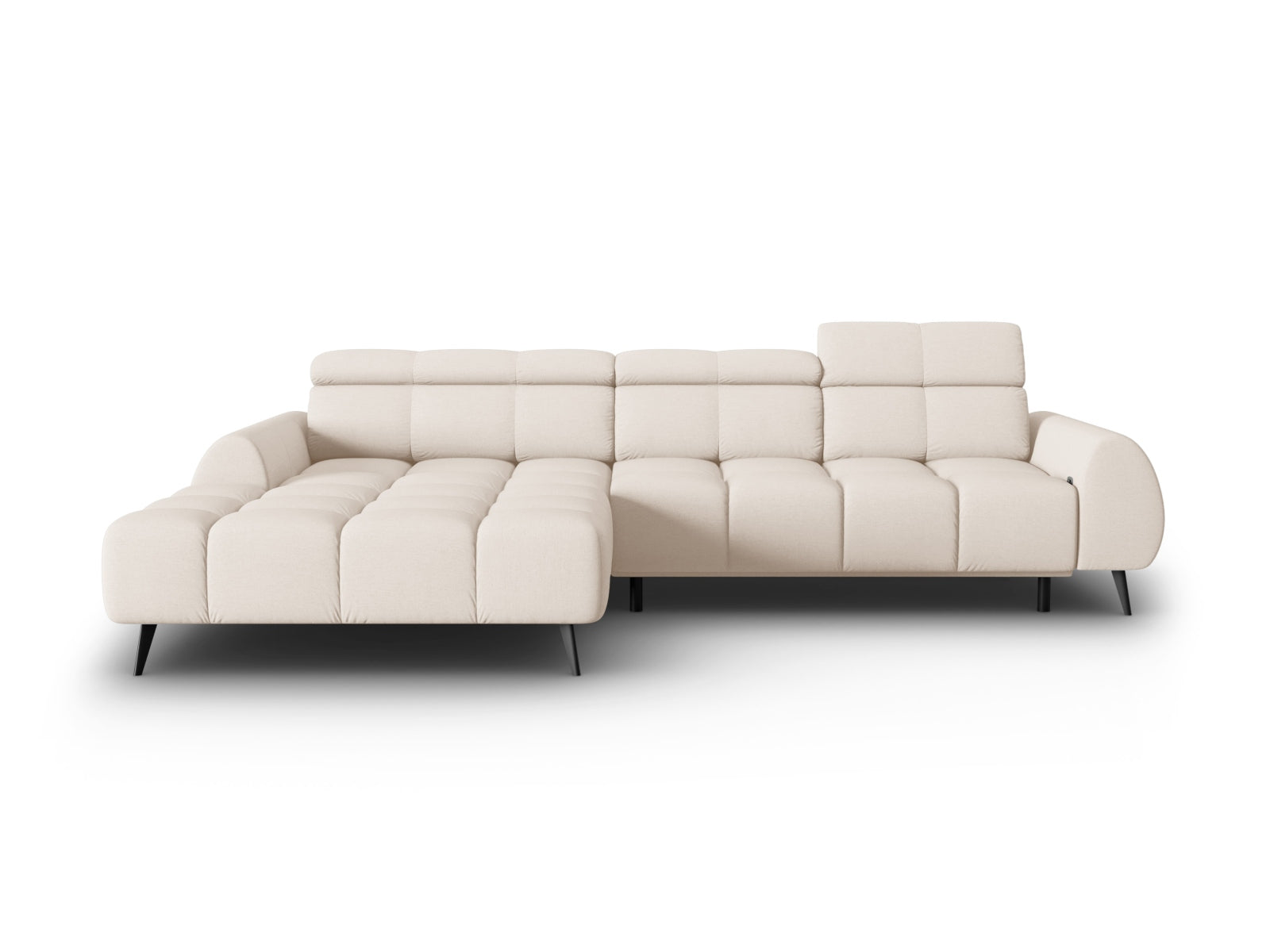 Entdecken Sie das Alyse Electric Ecksofa links 5 Sitzer von Micadoni – modernes Design und luxuriöser Komfort für Ihr Zuhause.