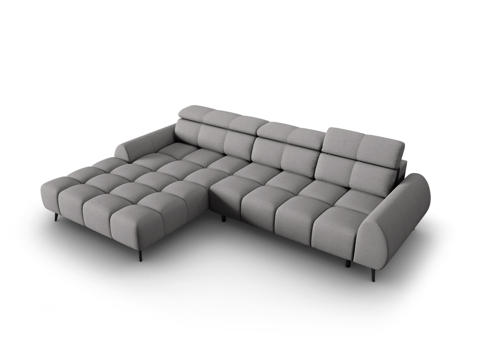 Erleben Sie das Alyse Electric Ecksofa links 5 Sitzer von Micadoni – stilvolles Design trifft auf erstklassigen Komfort für Ihr Wohnzimmer.