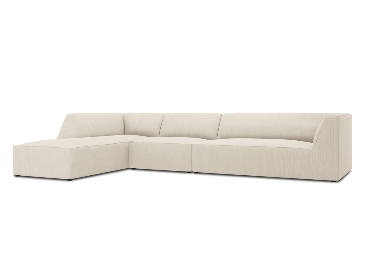 Ruby Modulares Ecksofa links 5 Sitzer in Light Beige-Scala präsentiert im Onlineshop von KAQTU Design AG. Ecksofa links ist von Micadoni