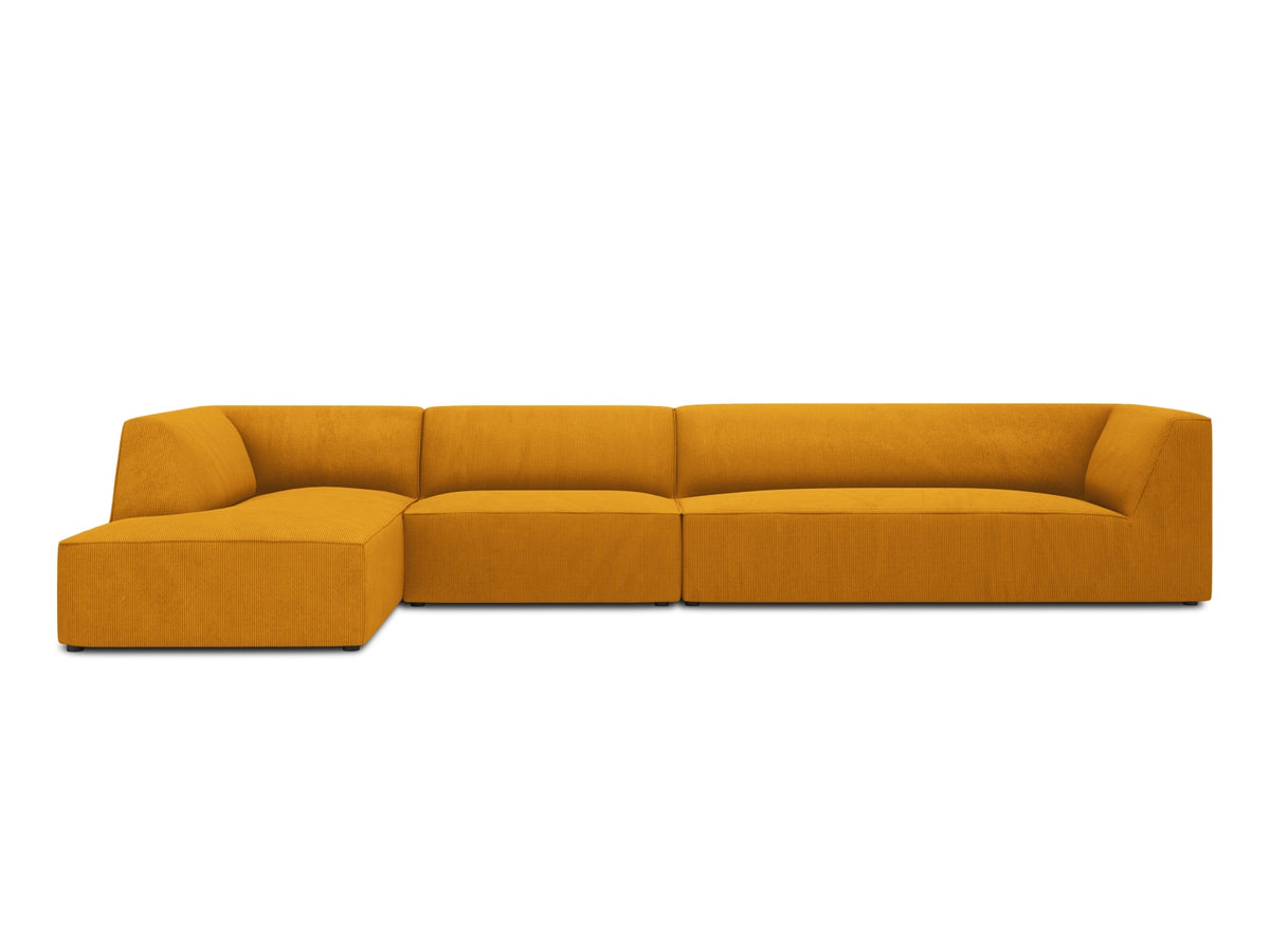 Ruby Modulares Ecksofa links 5 Sitzer in Yellow-Scala präsentiert im Onlineshop von KAQTU Design AG. Ecksofa links ist von Micadoni