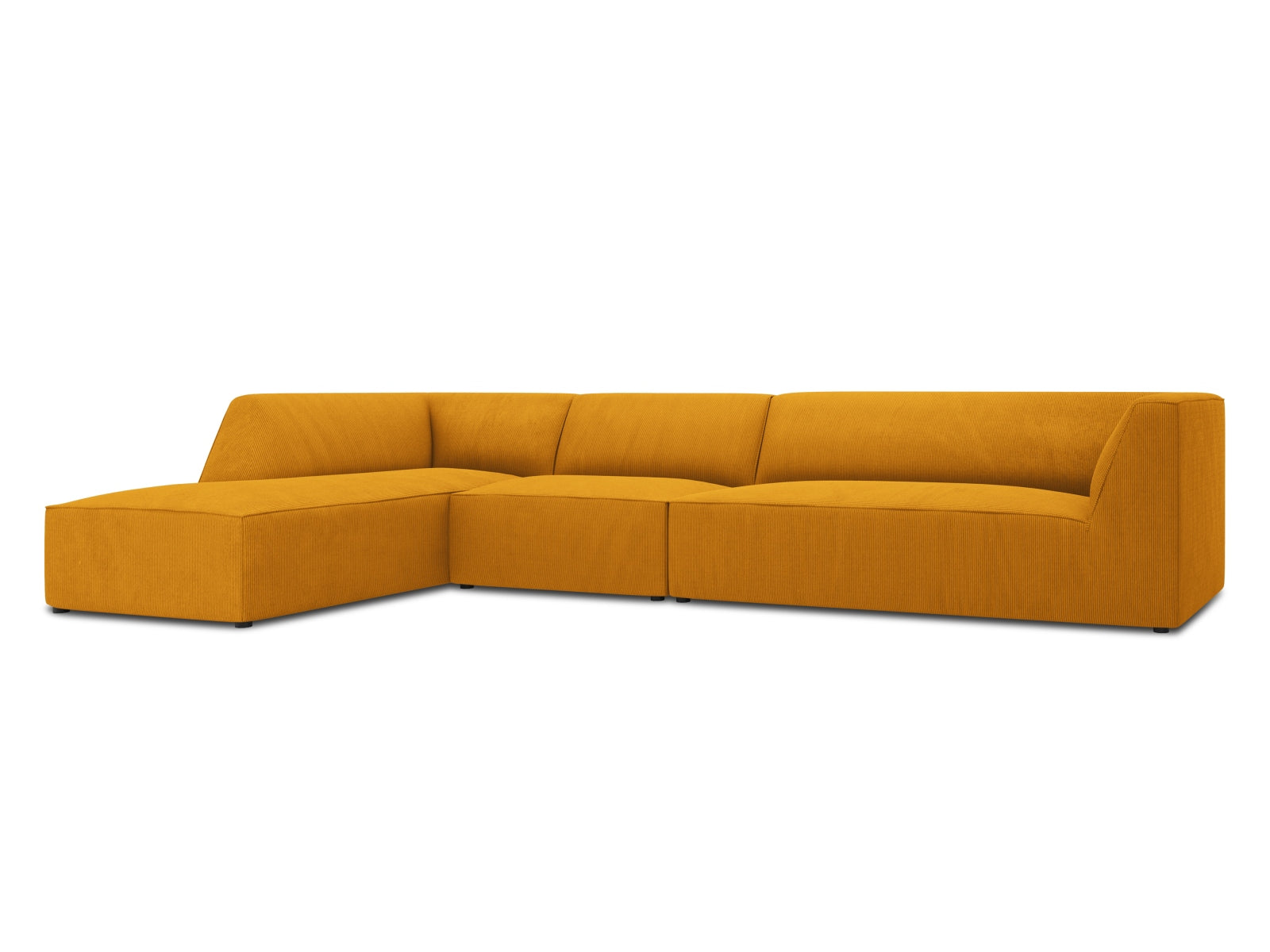 Ruby Modulares Ecksofa links 5 Sitzer in Yellow präsentiert im Onlineshop von KAQTU Design AG. Ecksofa links ist von Micadoni