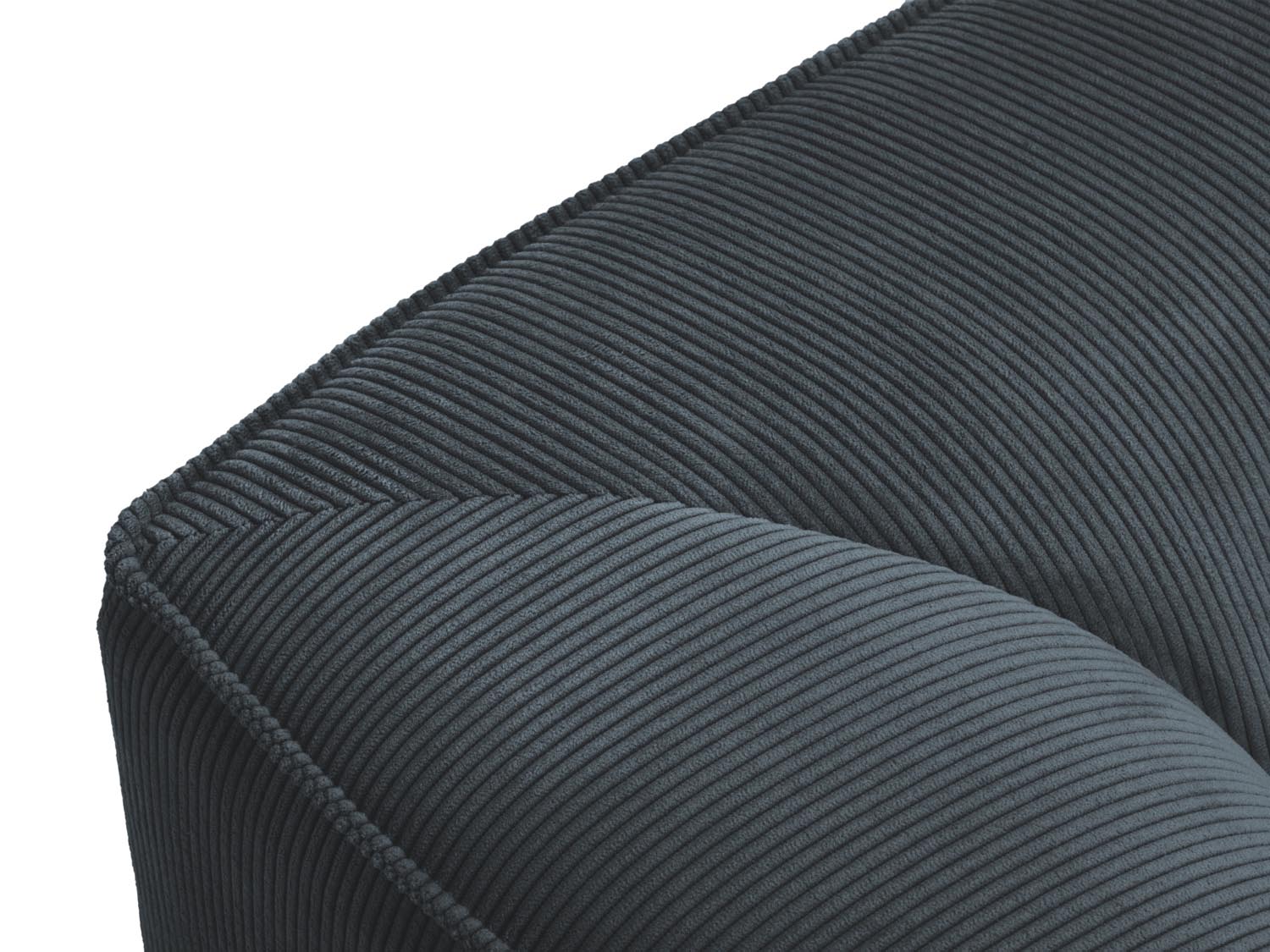 Ruby Modulares Ecksofa links 5 Sitzer in Blue präsentiert im Onlineshop von KAQTU Design AG. Ecksofa links ist von Micadoni