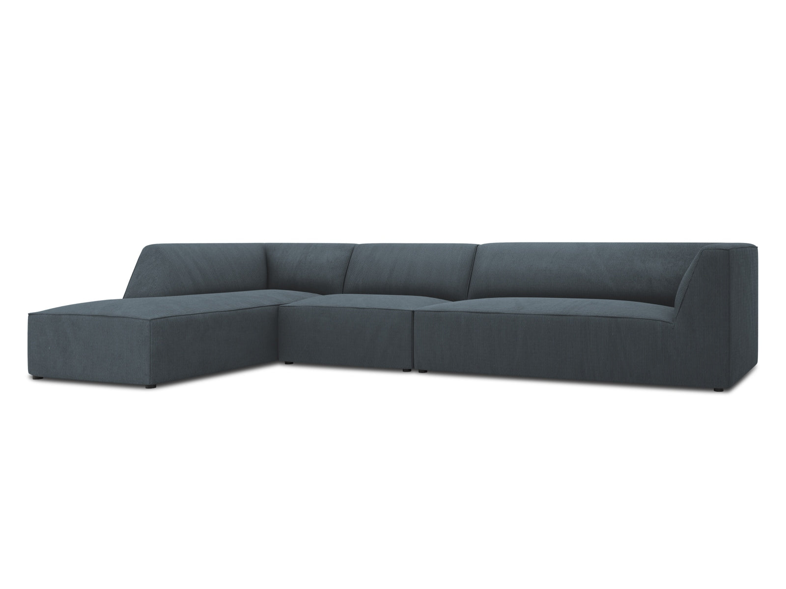 Ruby Modulares Ecksofa links 5 Sitzer in Blue präsentiert im Onlineshop von KAQTU Design AG. Ecksofa links ist von Micadoni