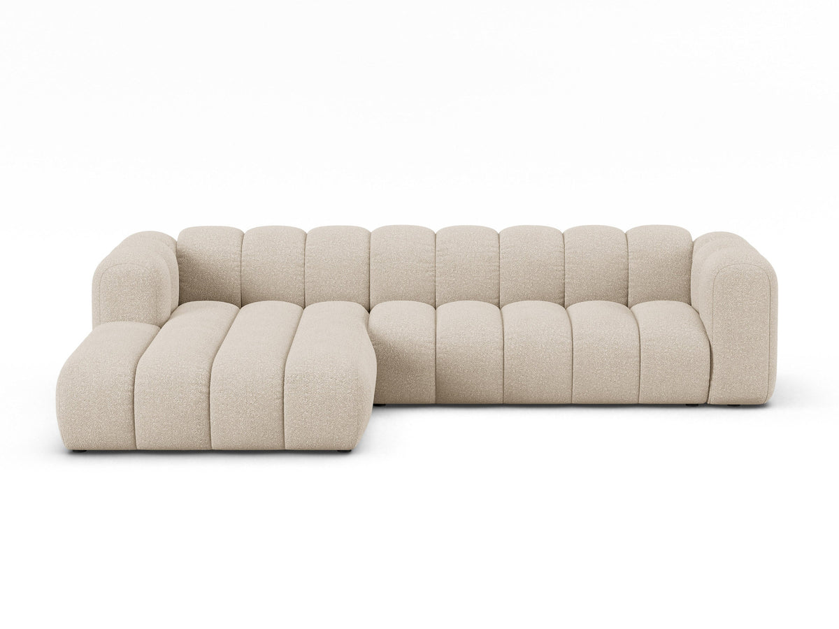 Lupine Modulares Ecksofa links 4 Sitzer in Beige-Baloo präsentiert im Onlineshop von KAQTU Design AG. L-Sofa links ist von Micadoni