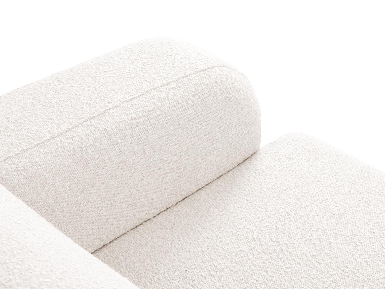 Molino Boucle Ecksofa links 6 Sitzer in White präsentiert im Onlineshop von KAQTU Design AG. Ecksofa links ist von Micadoni