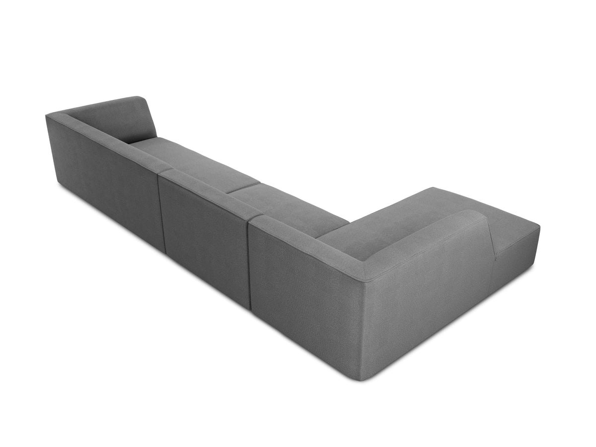 Ruby Modulares Ecksofa links 5 Sitzer in Grey-Ottawa präsentiert im Onlineshop von KAQTU Design AG. Ecksofa links ist von Micadoni
