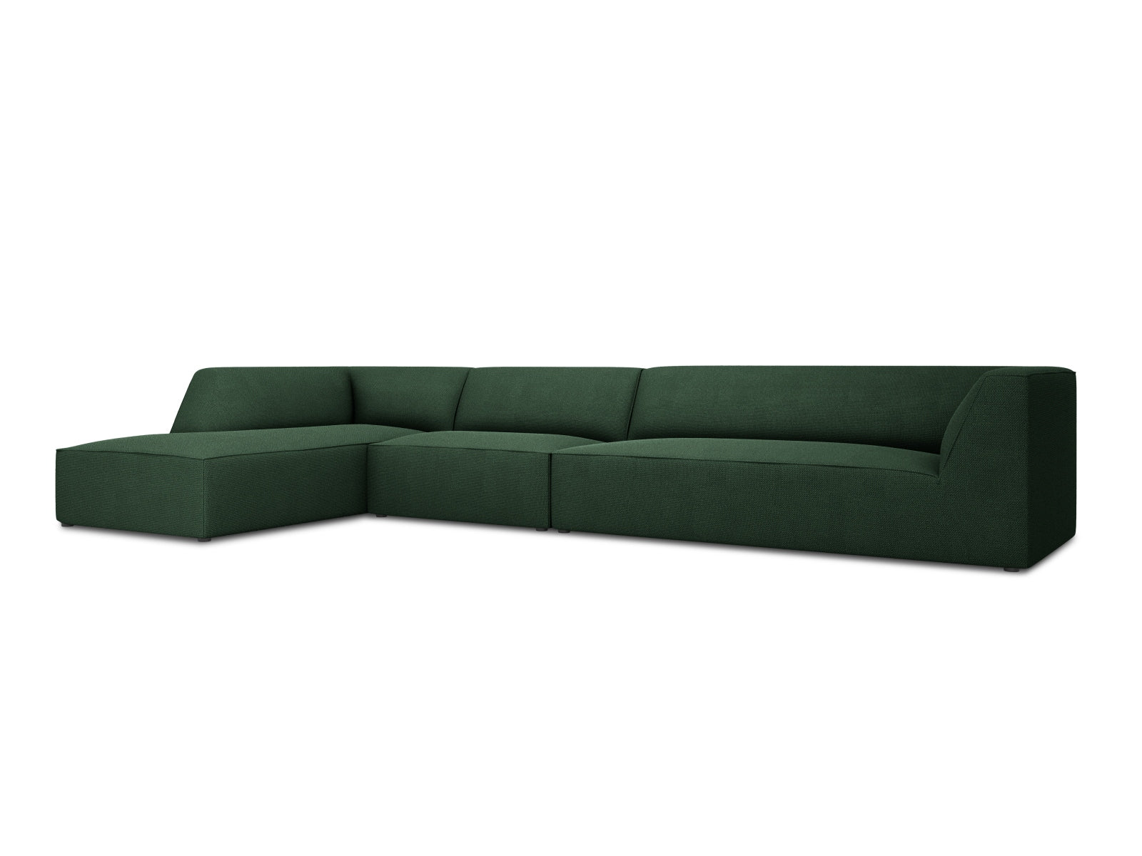Ruby Modulares Ecksofa links 5 Sitzer in Green präsentiert im Onlineshop von KAQTU Design AG. Ecksofa links ist von Micadoni