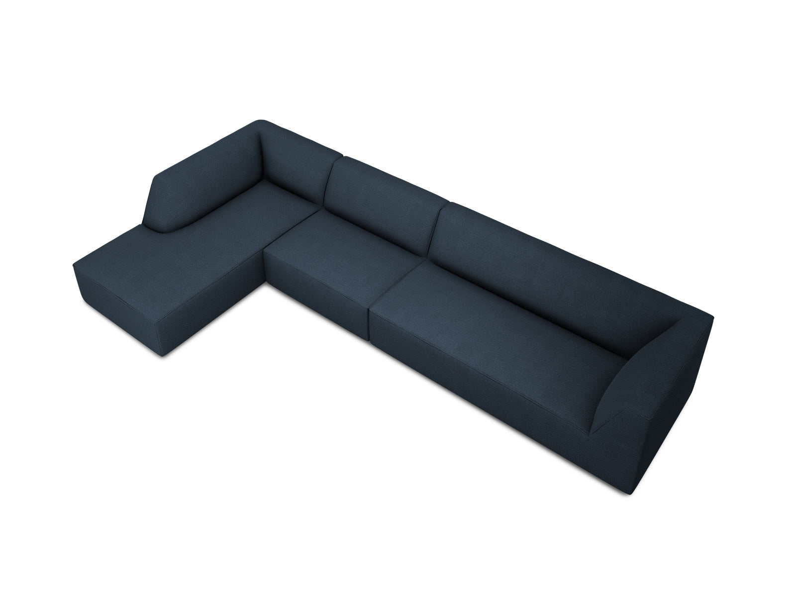 Ruby Modulares Ecksofa links 5 Sitzer in Navy Blue präsentiert im Onlineshop von KAQTU Design AG. Ecksofa links ist von Micadoni