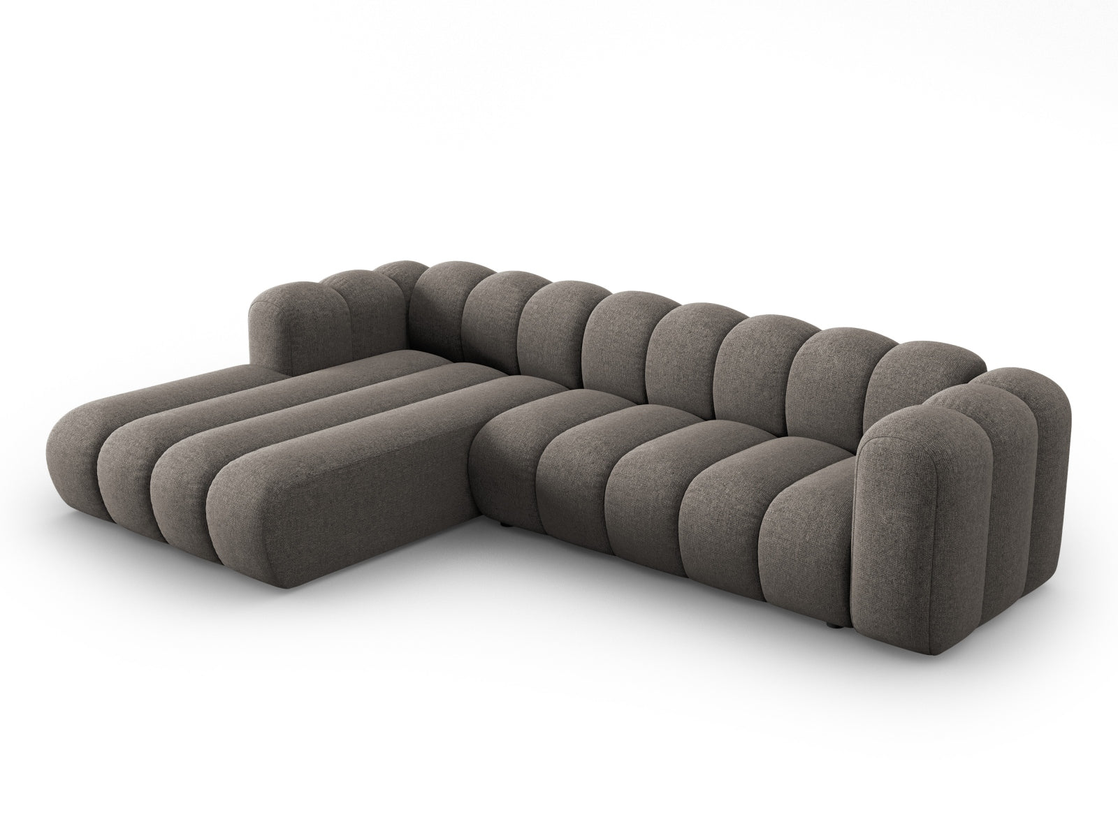 Lupine Modulares Ecksofa links 4 Sitzer in Grey präsentiert im Onlineshop von KAQTU Design AG. Ecksofa links ist von Micadoni