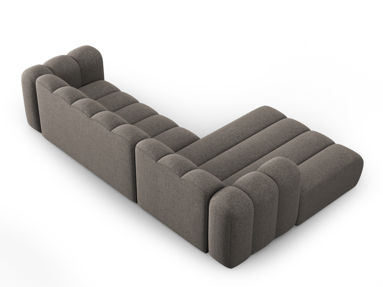 Lupine Modulares Ecksofa links 4 Sitzer in Grey präsentiert im Onlineshop von KAQTU Design AG. Ecksofa links ist von Micadoni