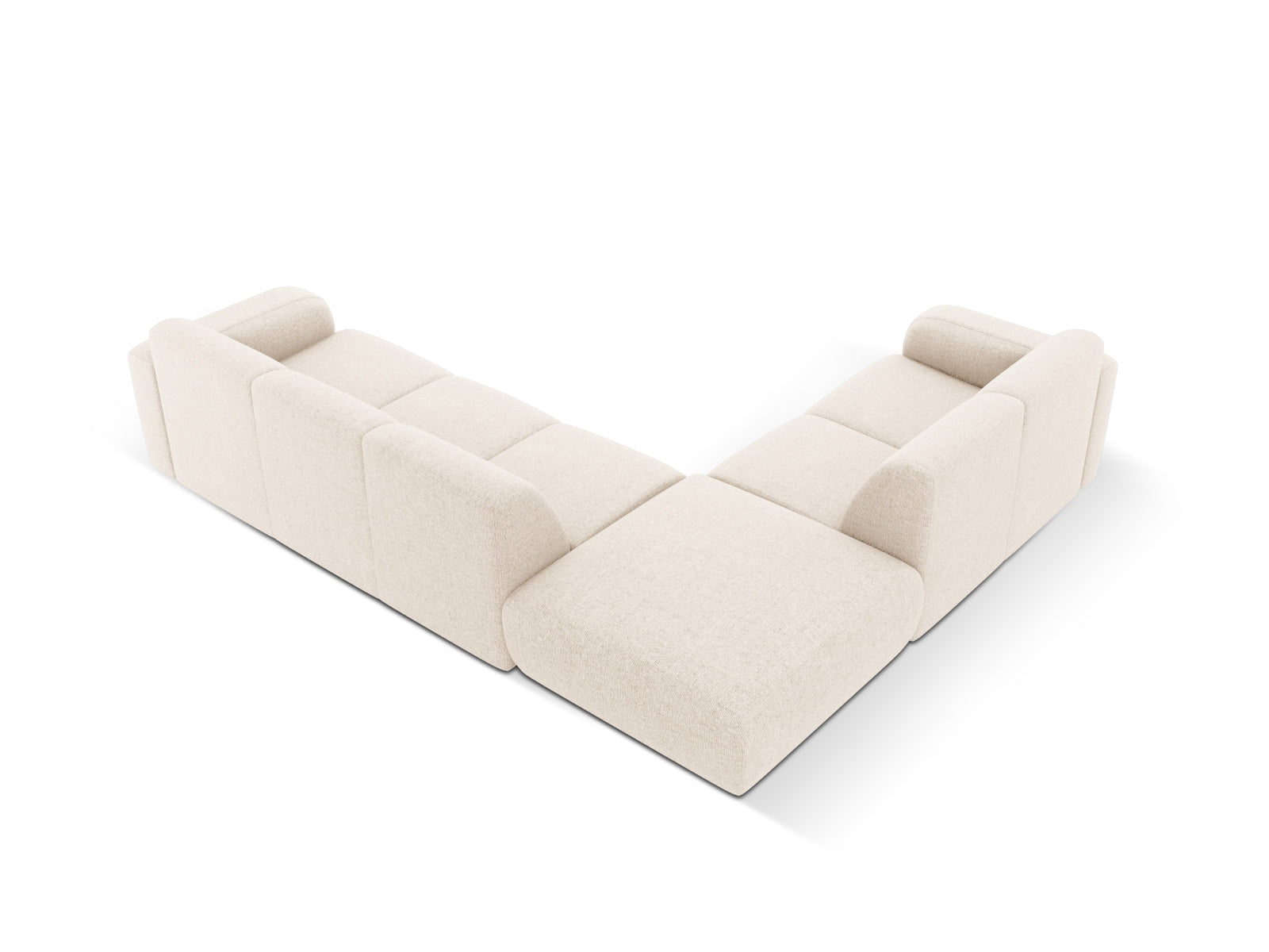 Molino Ecksofa links 6 Sitzer in Light Beige präsentiert im Onlineshop von KAQTU Design AG. Ecksofa links ist von Micadoni