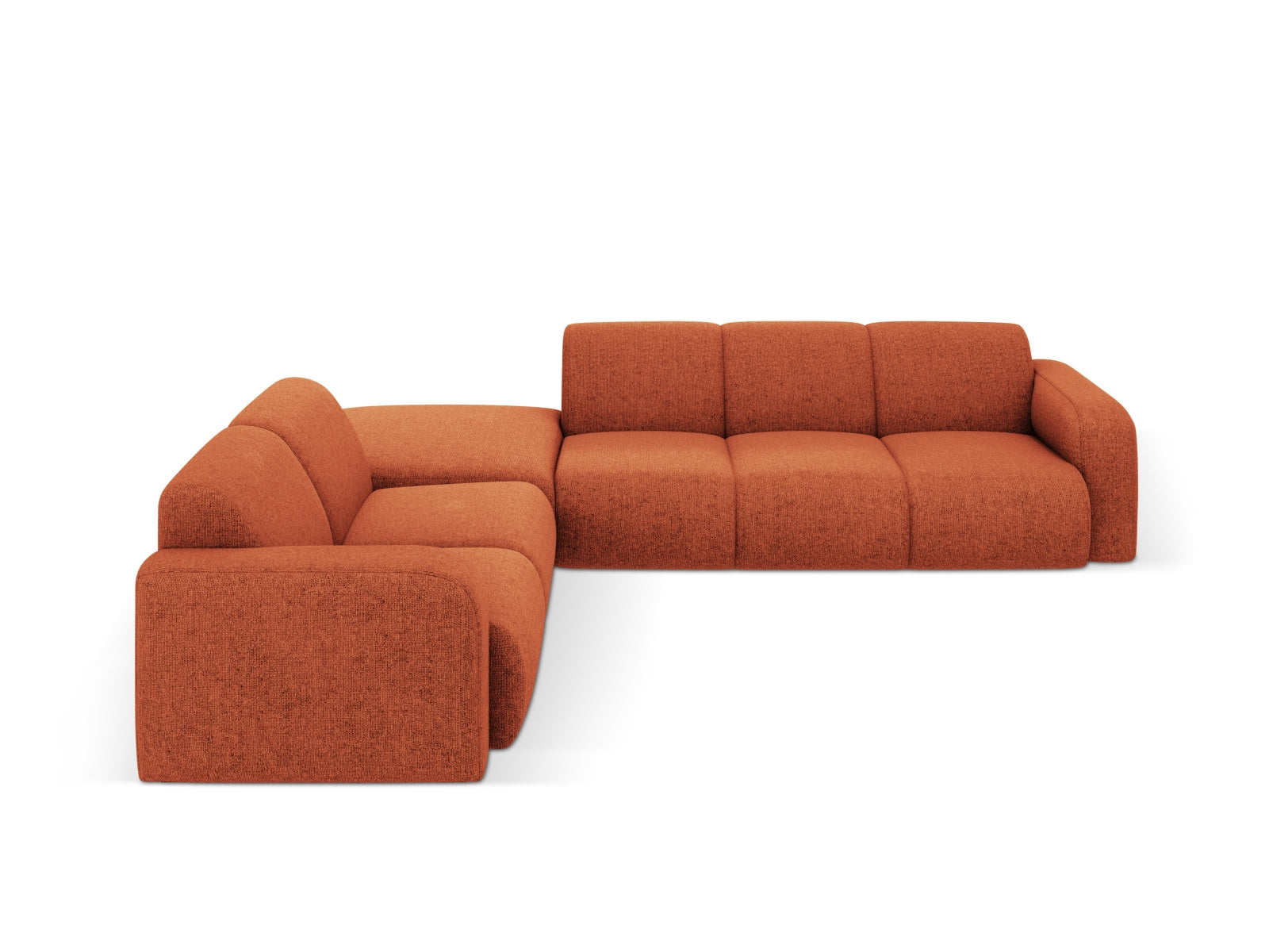 Molino Ecksofa links 6 Sitzer in Terracotta präsentiert im Onlineshop von KAQTU Design AG. Ecksofa links ist von Micadoni
