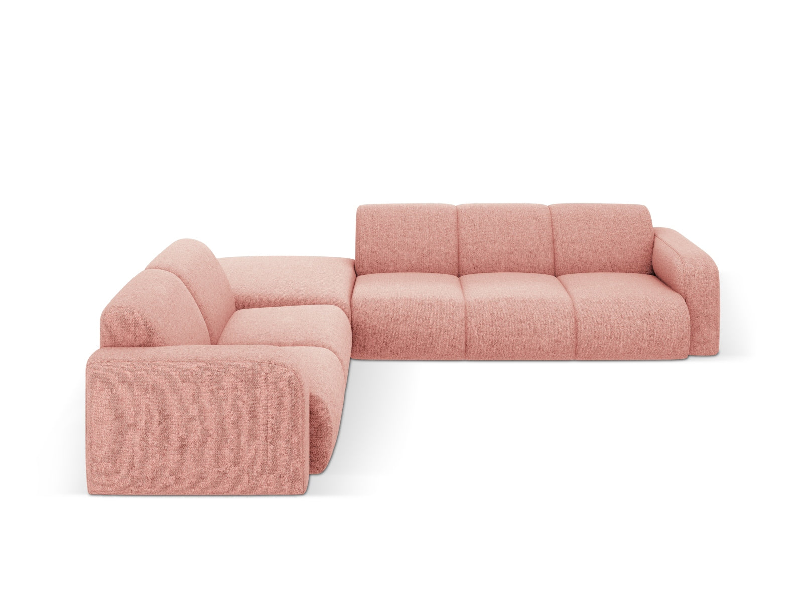 Molino Ecksofa links 6 Sitzer in Pink präsentiert im Onlineshop von KAQTU Design AG. Ecksofa links ist von Micadoni