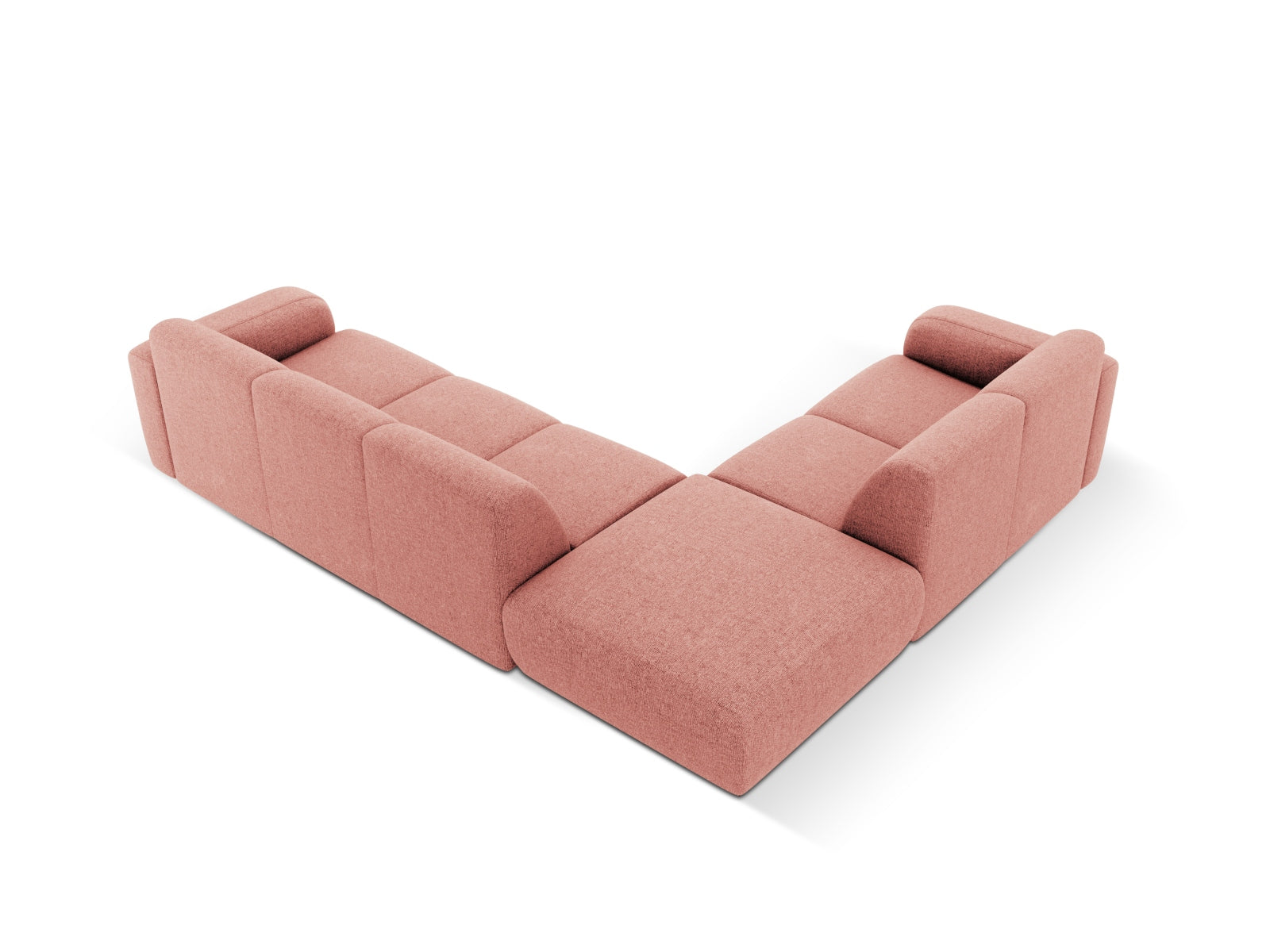 Molino Ecksofa links 6 Sitzer in Pink präsentiert im Onlineshop von KAQTU Design AG. Ecksofa links ist von Micadoni