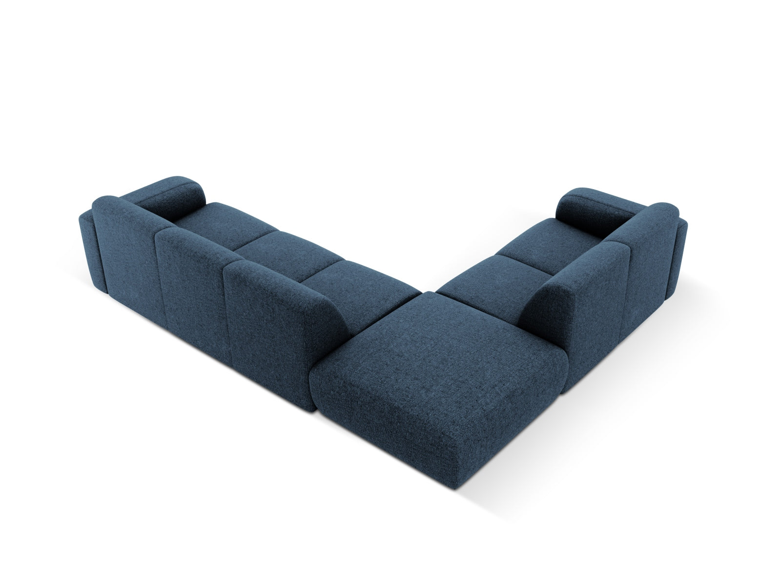Molino Ecksofa links 6 Sitzer in Royal Blue präsentiert im Onlineshop von KAQTU Design AG. Ecksofa links ist von Micadoni