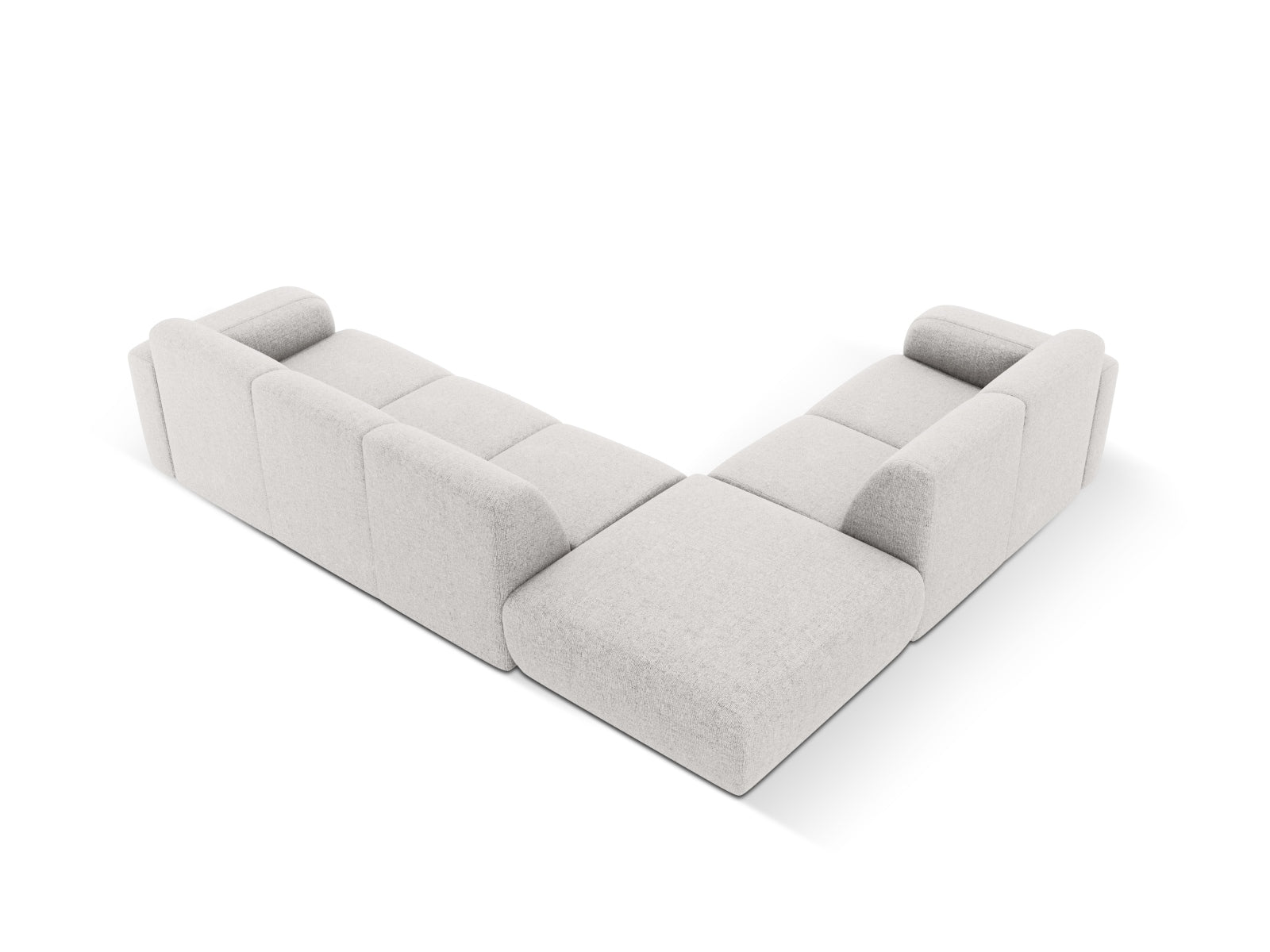 Molino Ecksofa links 6 Sitzer in Light Grey präsentiert im Onlineshop von KAQTU Design AG. Ecksofa links ist von Micadoni