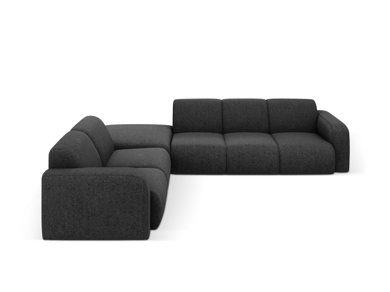 Molino Ecksofa links 6 Sitzer in Black präsentiert im Onlineshop von KAQTU Design AG. Ecksofa links ist von Micadoni