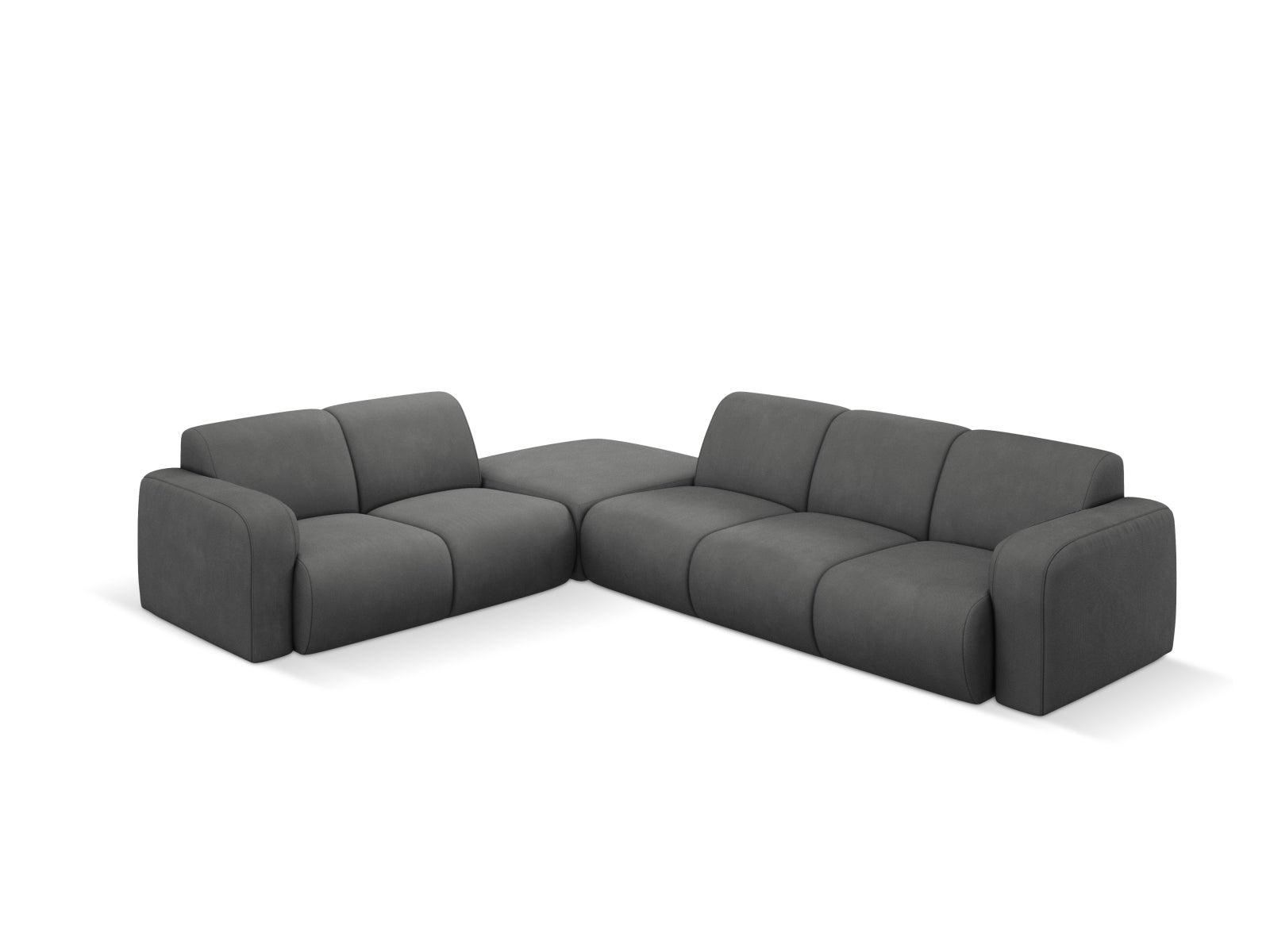 Molino Ecksofa links 6 Sitzer in Dark Grey präsentiert im Onlineshop von KAQTU Design AG. Ecksofa links ist von Micadoni