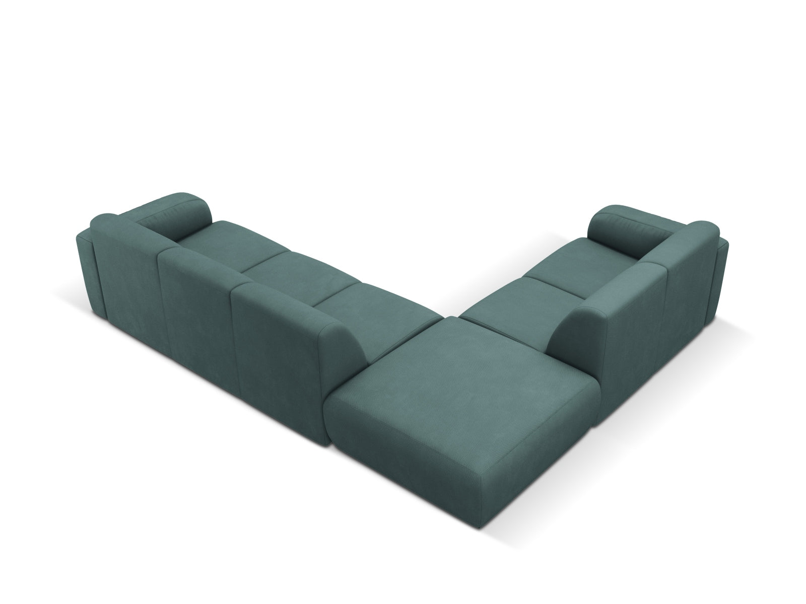 Molino Ecksofa links 6 Sitzer in Sea Green präsentiert im Onlineshop von KAQTU Design AG. Ecksofa links ist von Micadoni