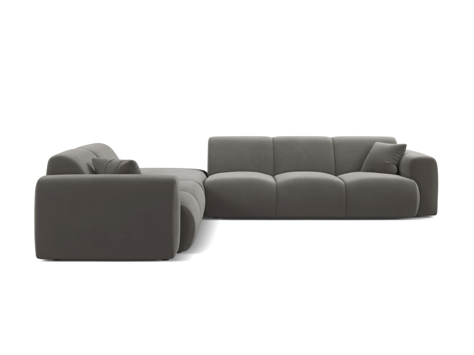 6-Sitzer Ecksofa links Molino in Grey-Casino präsentiert im Onlineshop von KAQTU Design AG. Ecksofa links ist von Micadoni