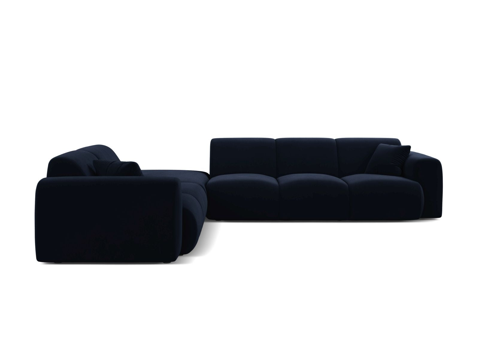 6-Sitzer Ecksofa links Molino in Royal Blue-Casino präsentiert im Onlineshop von KAQTU Design AG. Ecksofa links ist von Micadoni
