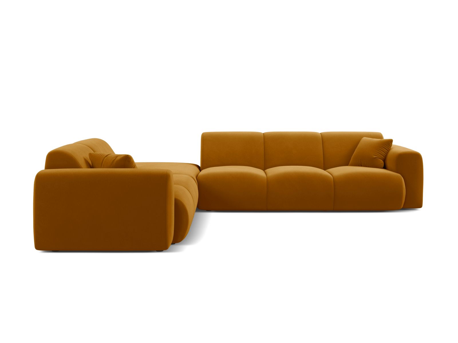 6-Sitzer Ecksofa links Molino in Yellow-Casino präsentiert im Onlineshop von KAQTU Design AG. Ecksofa links ist von Micadoni